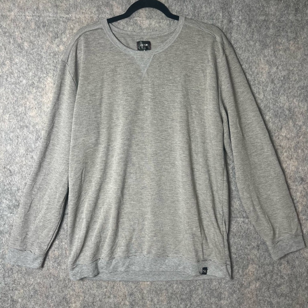 Joe's Men Size XL Gray Long‎ sleeve Crewneck light academia sweater